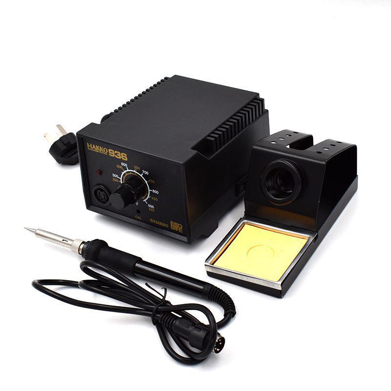 

Бессвинцовая антистатическая регулируемая паяльная станция 60 Вт для ремонта телефонов и компьютеров - модель 936
