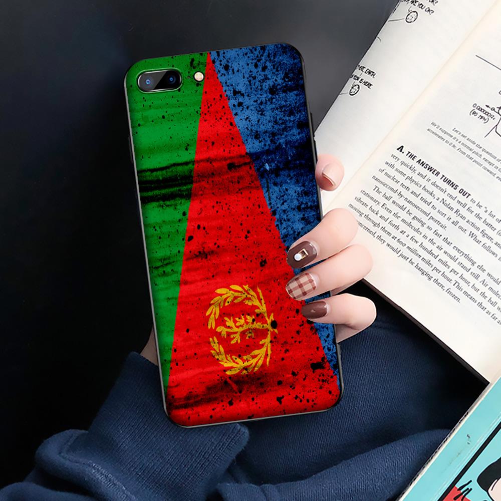 GX65 Eritrea Flag Silicone Soft Case for iPhone 13 12 Mini 11 Pro XS Max XR X 8 7 6 6S Plus 5 5S SE 2020