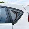 Car Rear Side Window Shutter Triangle Louver Vent Decoration Modified Accessories Gloss Black For Ford Fiesta MK7 7.5 2008-2017