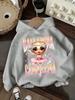 New Italian Brainrot Kids Hoodie Girls Clothing Cappuccina Ballerina Long Sleeve Tops for Child Funny Meme Sweatshirts Cute Tops
