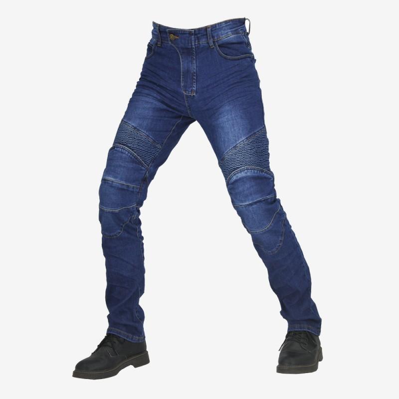 Motorcycle Riding Pants Men Women - Stretchable Protective Jeans With Built-in Armor Use