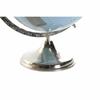 Globe terrestre - Design africain - 33 x 33 x 44 cm - PVC et aluminium - Finition brillante
