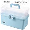 Double-Layer Portable First Aid Kit: Large Capacity Family Medicine Box