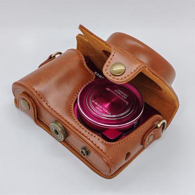 PU Leather Camera Bag Case For Samsung Galaxy GC200 EK-GC-200 GC100 EK-GC100 Full Body Cover With Strap
