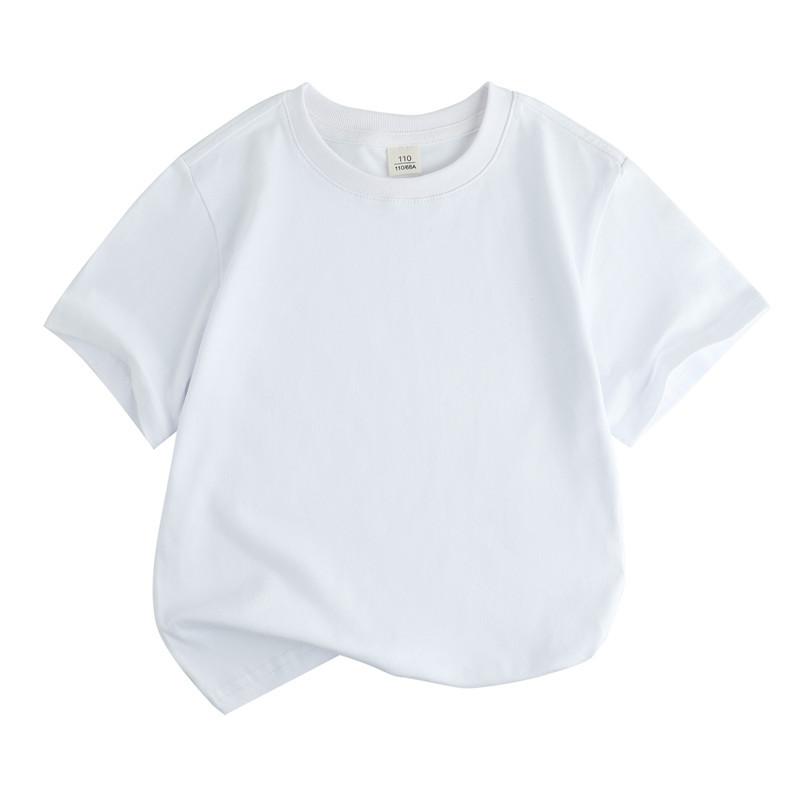 Summer Clothing Children's Short Sleeved T-shirt Cotton Half Sleeved Girls' Short Sleeved Children's Clothing Base