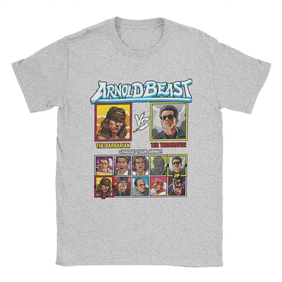 

Арнольд Шварценеггер Боец Арнольд Зверь Футболки Мужские Чистый Хлопок Забавная Футболка Футболка с Круглым Вырезом Короткий Рукав Одежда Подарок#Цвет(2) XXXXXL чёрный
