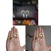 Natural Crystal Moon Flower Earrings With Handcrafted Copper For Women Summer Fashion Jewelry