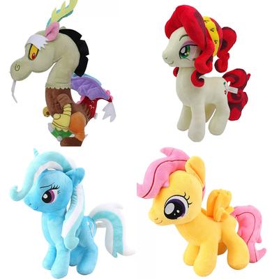 30/35CM My Little Pony Plush Toys Discord Cheerilee Twilight Sparkle Pinkie Pie Fluttershy Rainbow Dash Soft Stuffed Unicorn Toy