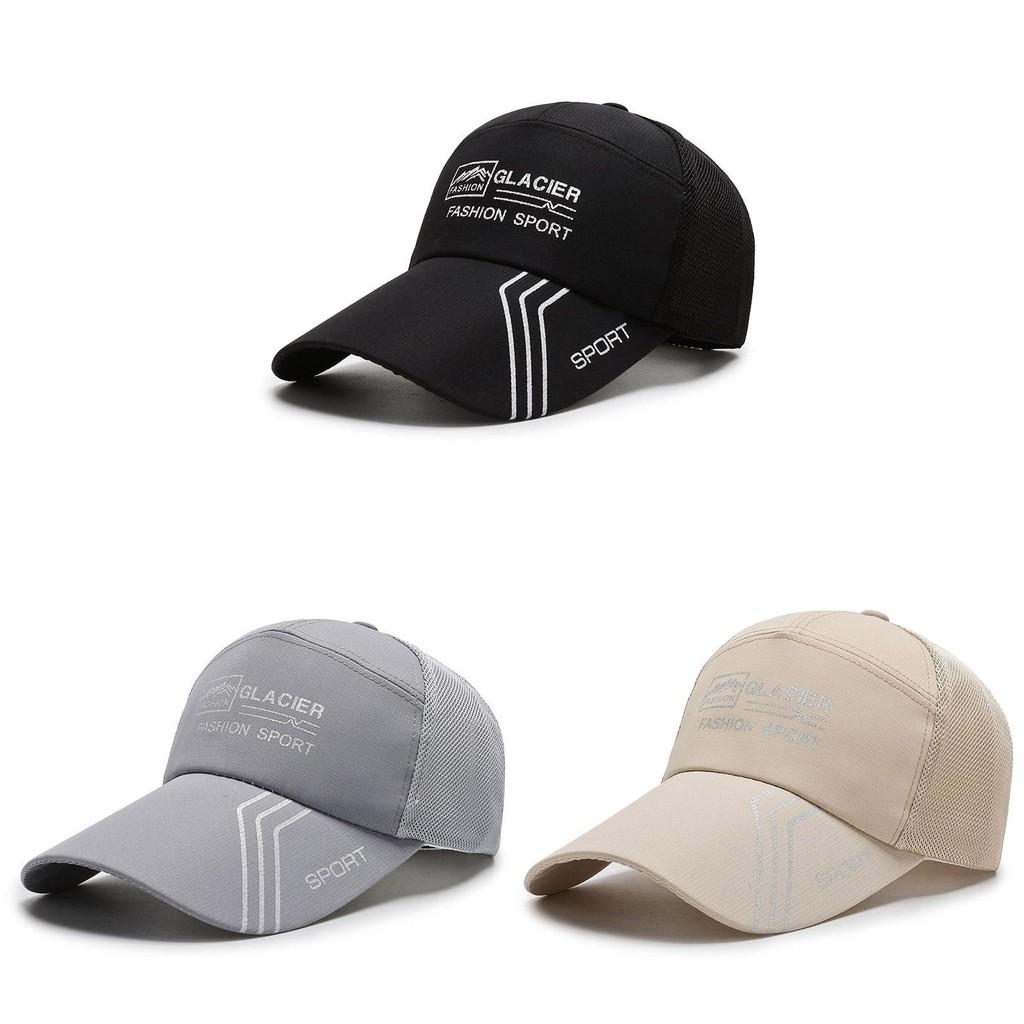 Printing Glacier Letter Baseball Cap Uv Protection Outdoor Breathable Hat Gift