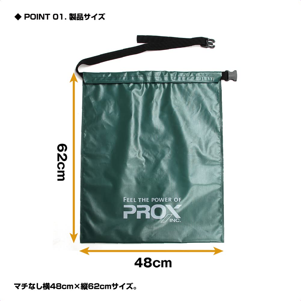 Prox Fully Waterproof Wader Bag PX6872K Black 4862cm