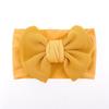 Children's Unisex Hair Accessories Big Knotted Bow Headband Nylon Fabric Baby Headdress Stockings Washable Eco-Friendly All
