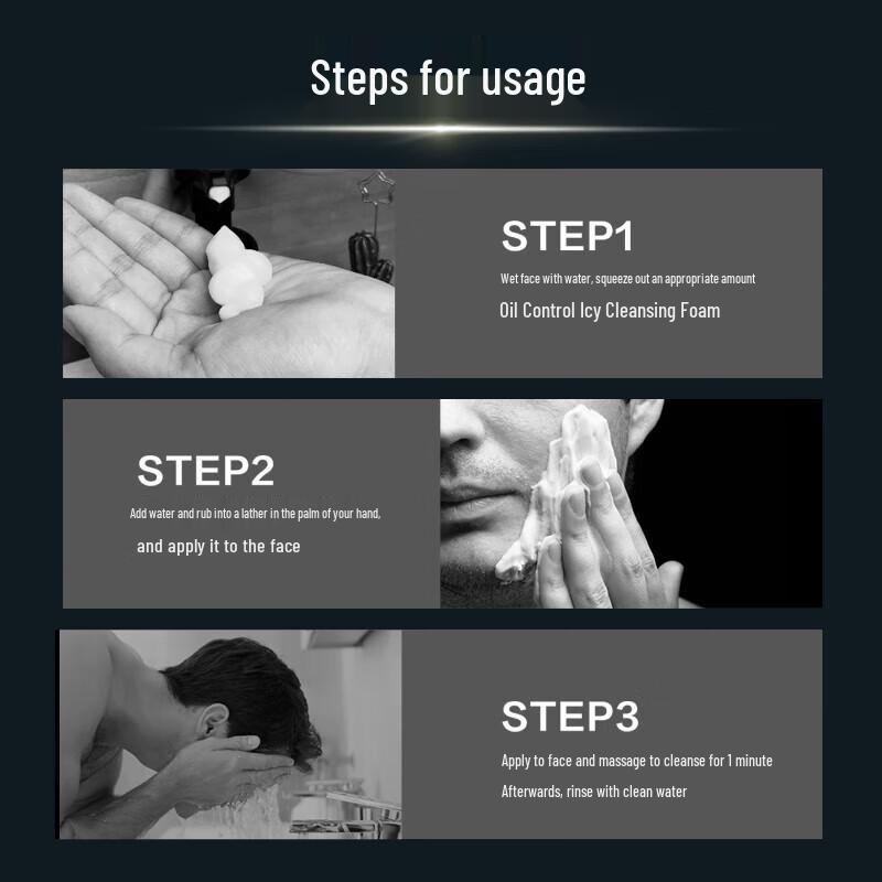 Mentholatum Men's Oil Control Cleansing Foam