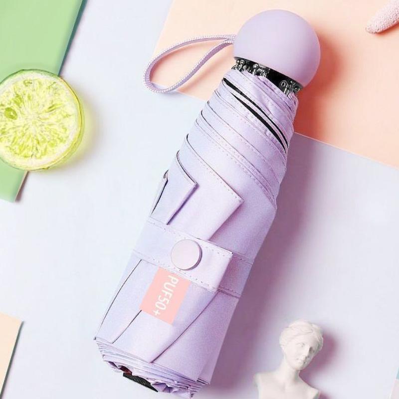 

Карманный капсульный зонт, портативный мини-солнцезащитный зонт с защитой от ультрафиолета, солнцезащитный зонт 18cm