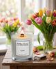 soy candle with wooden wick + TULIPS