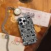 Maze Black Cat Phone Case for IPhone 17AIR 16E 16 15 14 13 12 11 17 Pro Max Plus Double-layer Back Cover