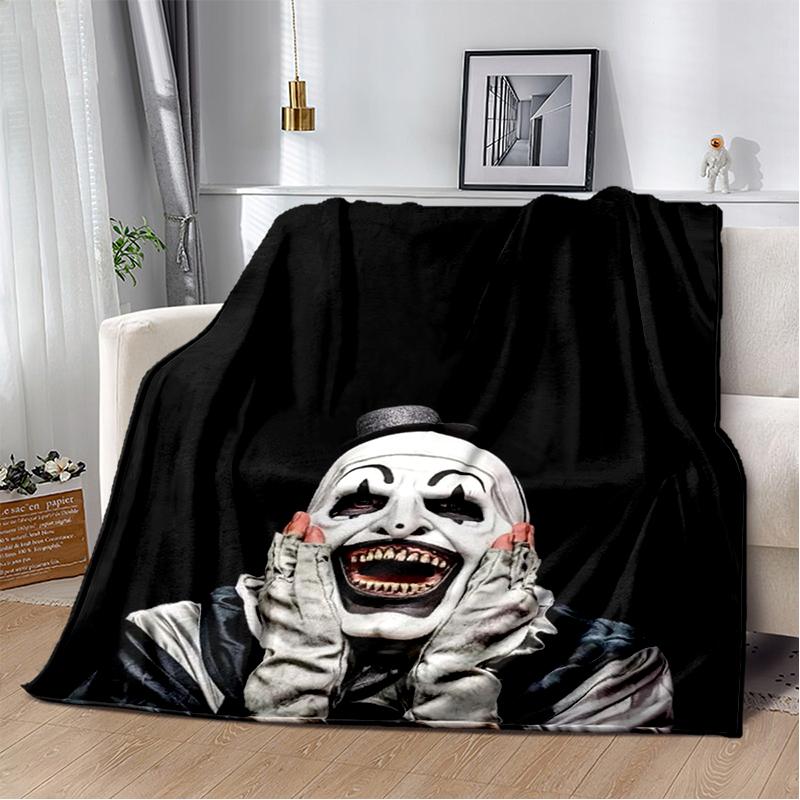 29 סגנונות טריפייר סרט אימה מתנת ליל כל הקדושים שמיכת קטיפה רכה, שמיכת פלנל לסלון חדר שינה מיטה ספה כיסוי