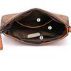 Johnature Retro Embossed Shoulder Bags Genuine Leather Women's Bag Versatile Cowhide Handmade Handbag
