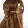 Lady Chinese Style Gold Silver Color Vintage Metal Hair Clip Hairpin Hair Sticks Hair Accessories