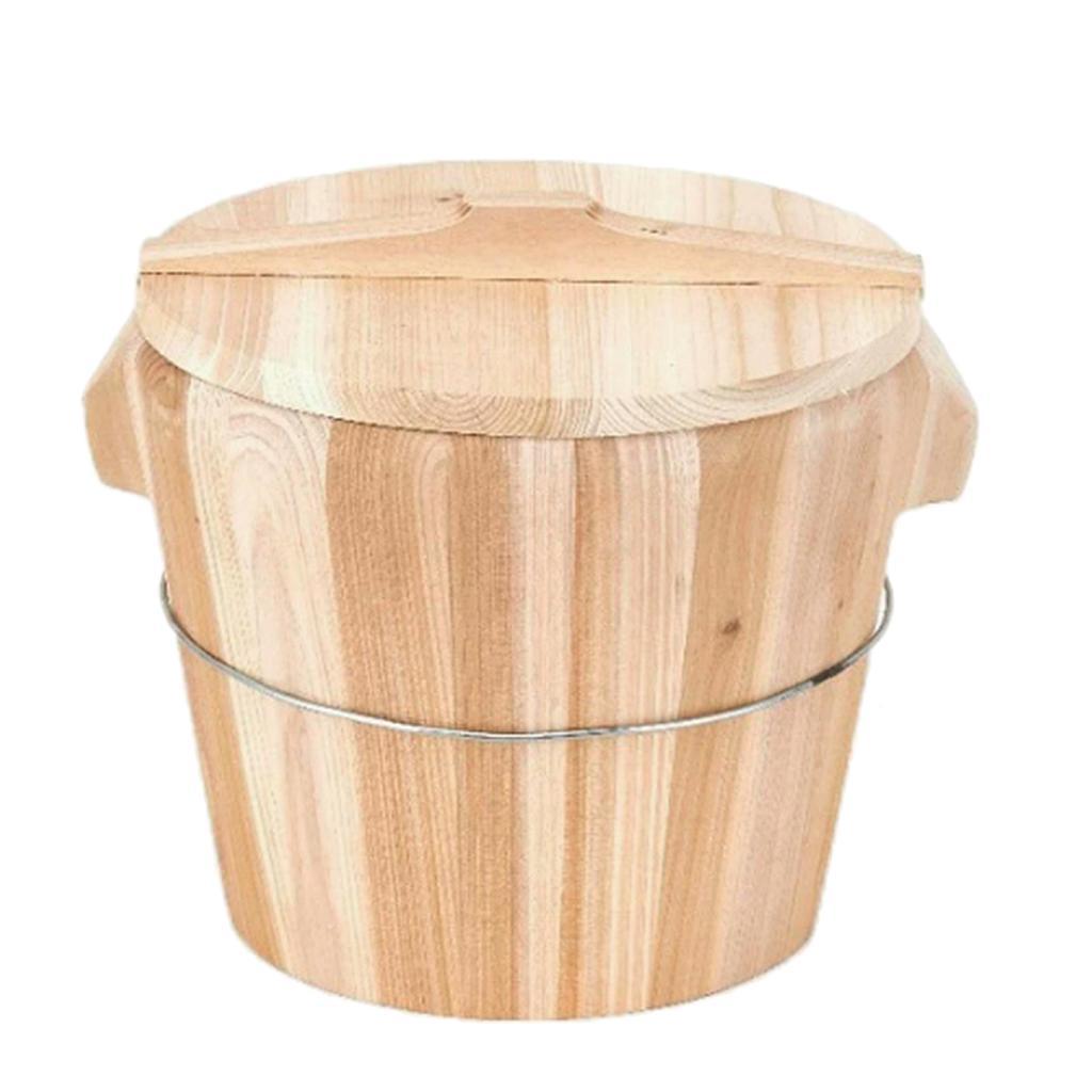 Wooden Rice Steamer Storage Container for Dumpling Restaurant Household