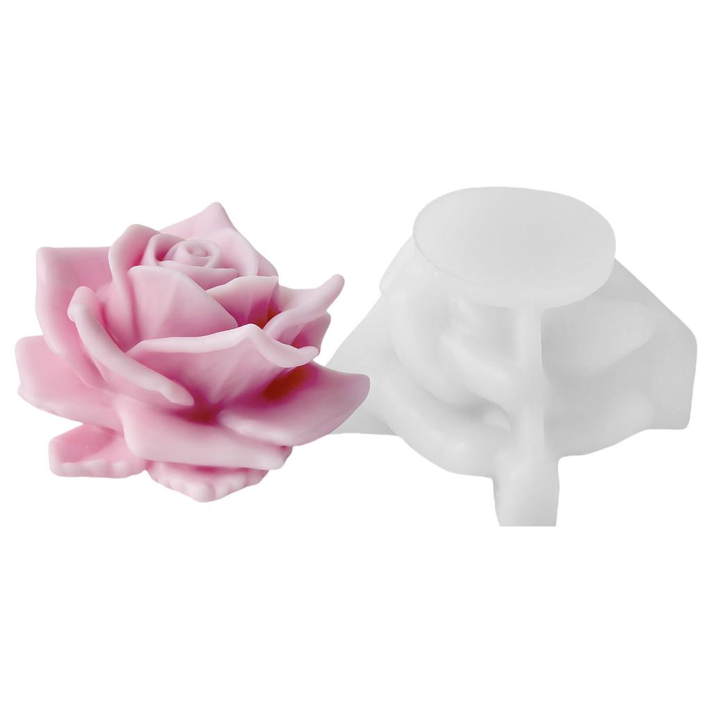 Rose Flower Silicone Candle Molds for Making Candle Soap Epoxy Resin Multipurpose Silicone Mould for Gypsum Decoration
