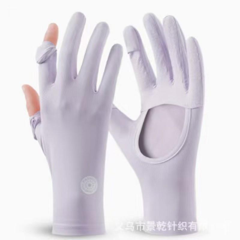 UV Protection Driving Gloves Women Men - Touchscreen Compatible Ice Silk Cycling Outdoor Sun Shield Full Finger