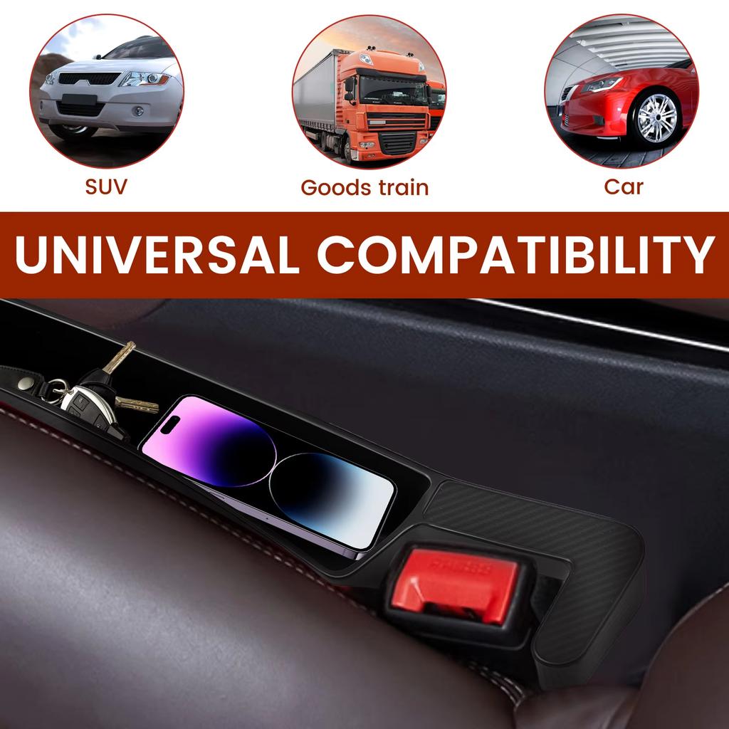 2pcs Car Seat Gap Filler Organizer TPE Waterproof Car Seat Gap Plug Strip  Seat Gap Storage Universal Auto Interior Accessories