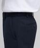 Musinsa Standard Skinny Hidden Elastic Waist Crop Slacks [Navy]