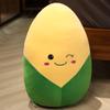New Cartoon Smile Carrot Chili Corn Plush Toy Cute Simulation Eggplant Carrot Pillow Dolls Stuffed Soft Toys for Children Gift