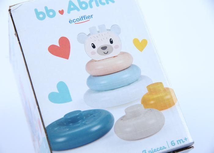 Jouet éducatif - ABRICK - Joue Pyramide - Couleur Bleu - Pour enfants à partir de 18 mois - Intérieur