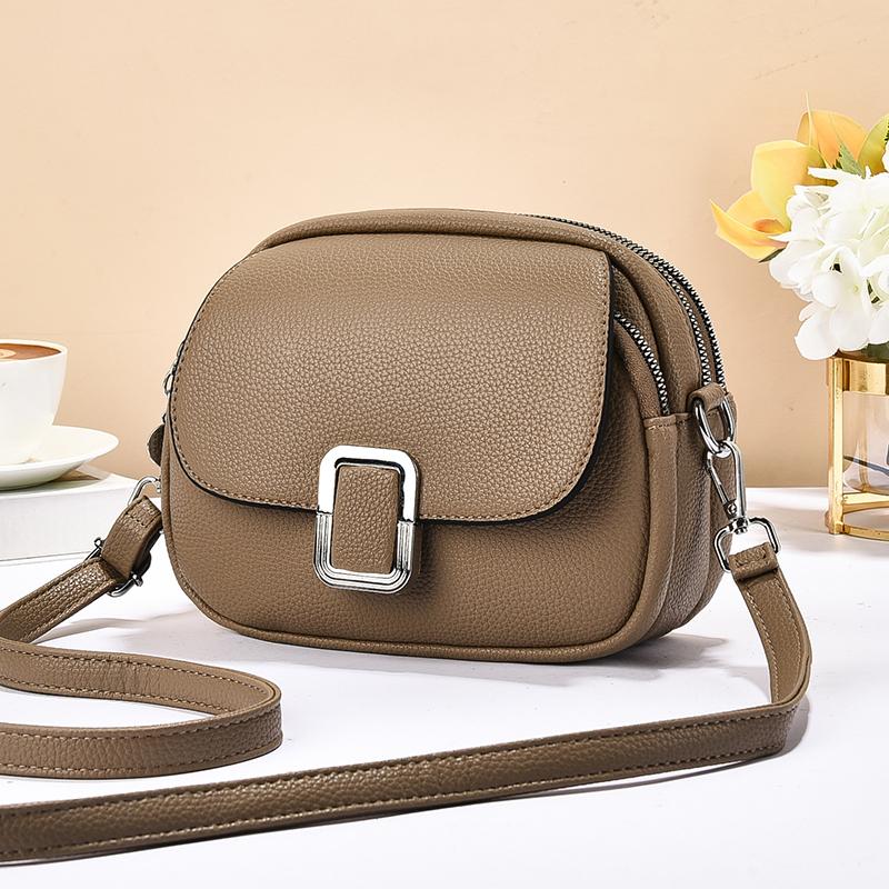New Luxury Artificial Leather Handbag for Women Large Capacity Work Bag Adjustable Long Strap Shoulder Bag Crossbody Purse Gift