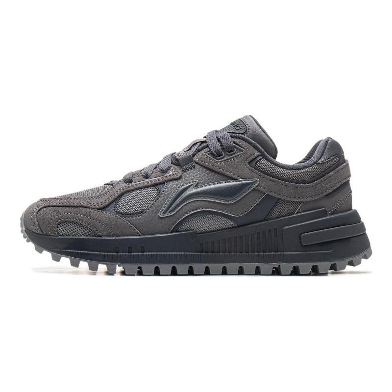Li-Ning Chengfeng 2.0 Low Top Women Casual Shoes Ink Gray Rubble Gray AGCU340-1 37