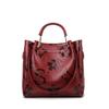 Handbag New Bag Women's High-end Sense Large-capacity Bucket Bag Fashion Embossed Child and Mother Tote Bag