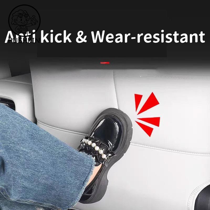 For Xpeng G6 2026 2025 2024 Leather Seat Back Kick Protector Backseat Kick Mat Seat Cover Waterproof accessories