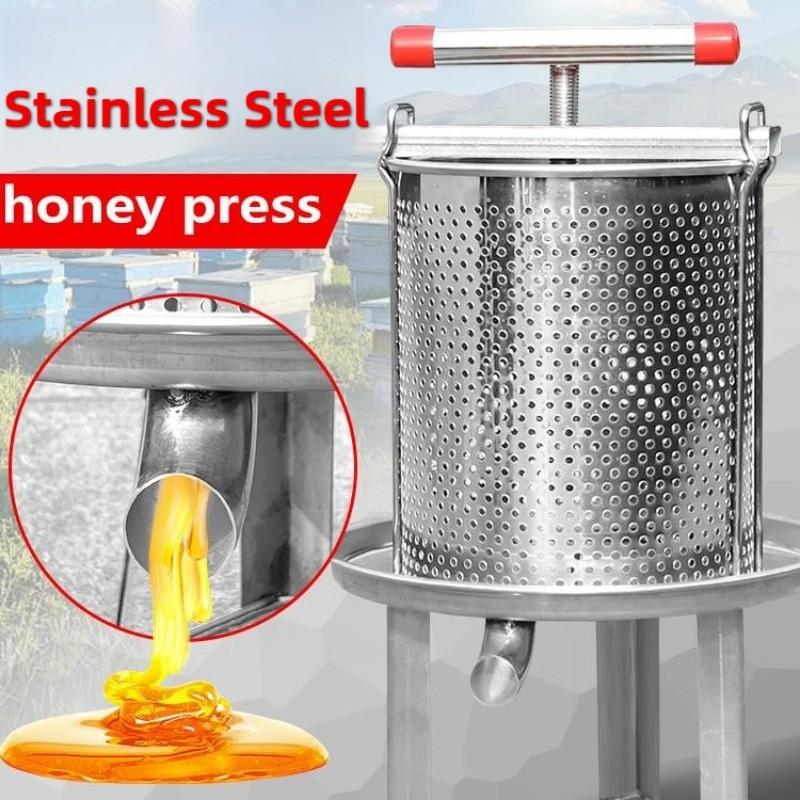 Domowy ze stali nierdzewnej spożywczej prasa do miodu przenośny ekstraktor do miodu mała maszyna do wyciskania miodu