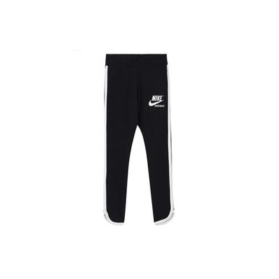 Logo Print Side Stripe Breathable Sports Pants Women Pants Black AT5443-010