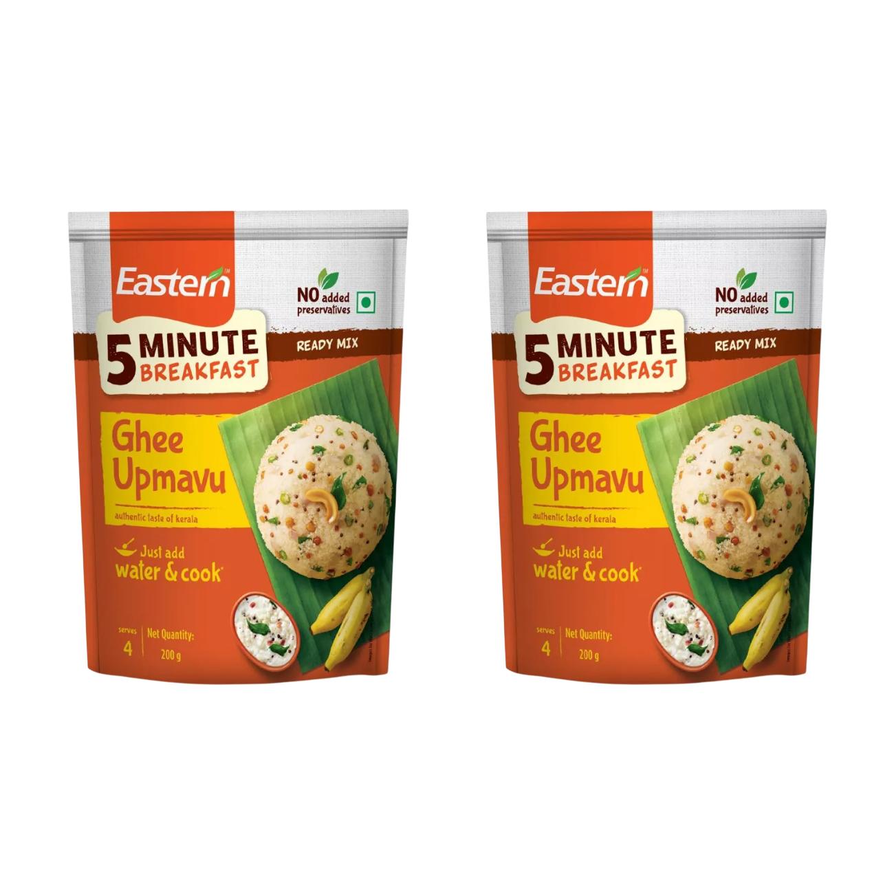 Готовая смесь для Гхи Упмаву (2 x 200 г), Ready Mix Ghee Upmavu,  Eastern