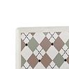 Acrylic Checkerboard Drinks Coaster Cup Mat Tabletop Protection Serving Tray Decorative