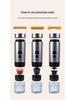 Compact 3-in-1 Portable Capsule Coffee Machine for Home and Car Use