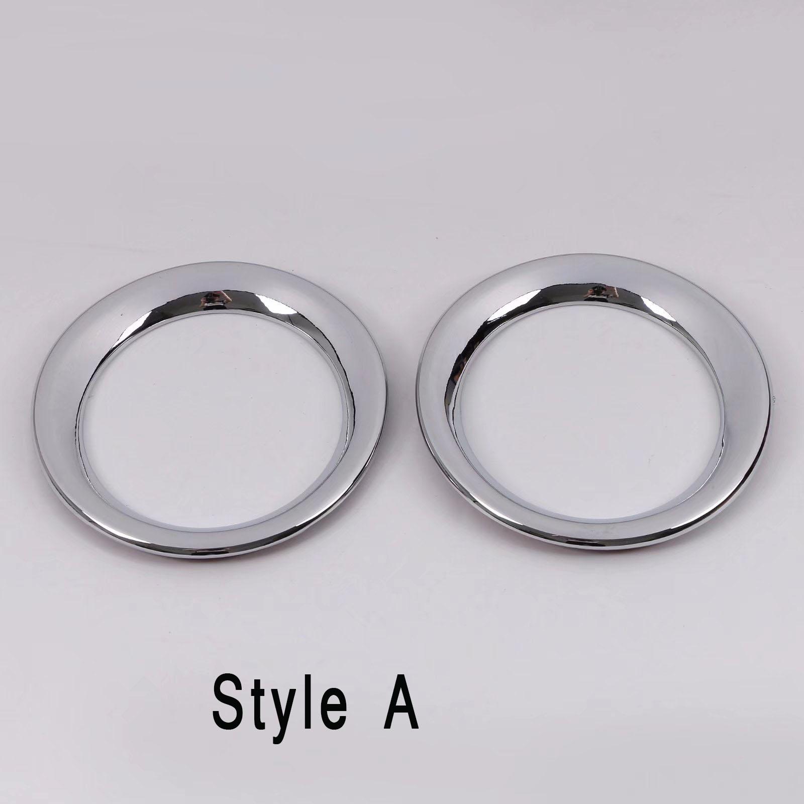 Для Mercedes Benz Vito W447 2016 2017 2018 2022 передняя противотуманная фара с отделкой для бровей, рамка лампы из АБС-пластика, хромированная крышка Style A