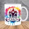 Father's Day Gift Ceramic Coffee Mark Cup Tea Cup Tools