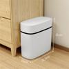 Kitchen Waterproof Storage Box Not Easy To Spread Out Kitchen Trash Can High Quality Narrow Design Push-type Trash Can