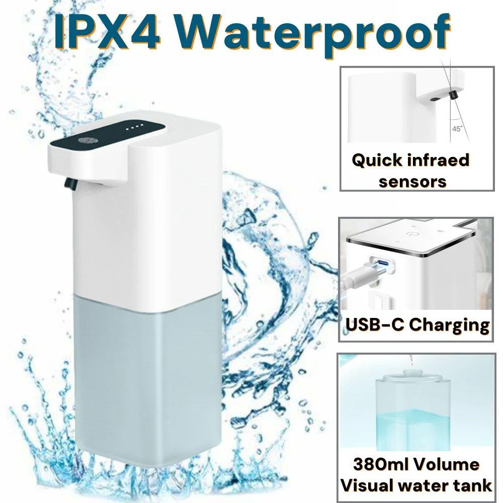 Foam Washing Automatic Soap Dispenser Bacterostatic Foaming Hand Soap Dispenser  Bathroom