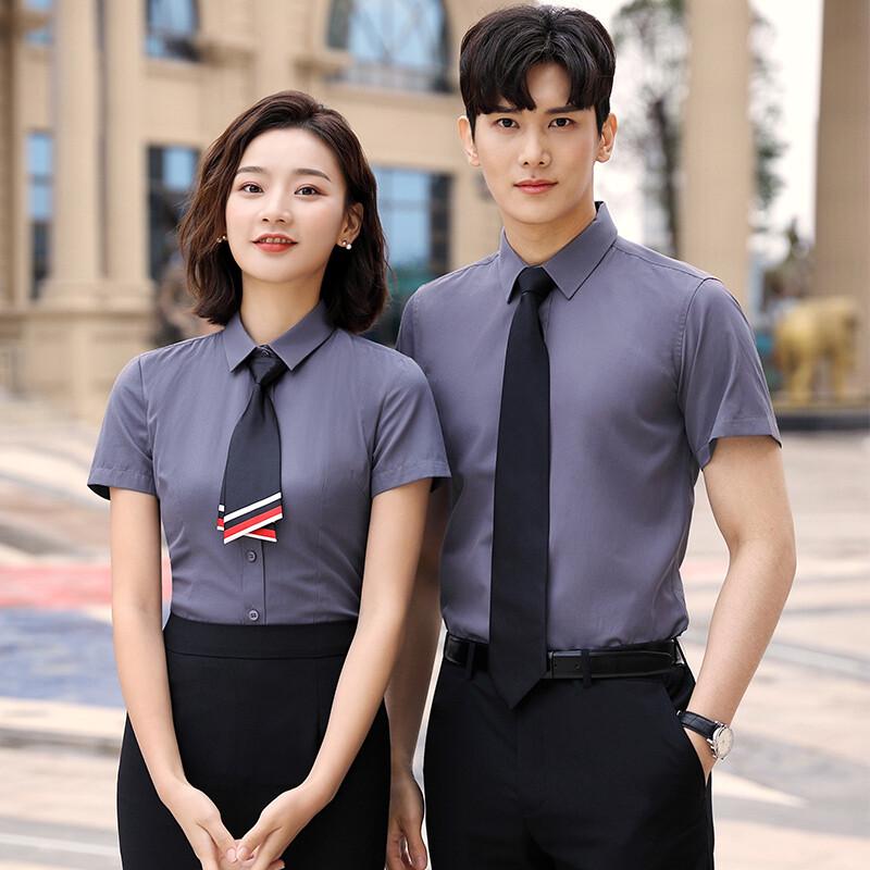 Professional Short-Sleeve Anti-Wrinkle Business Shirt