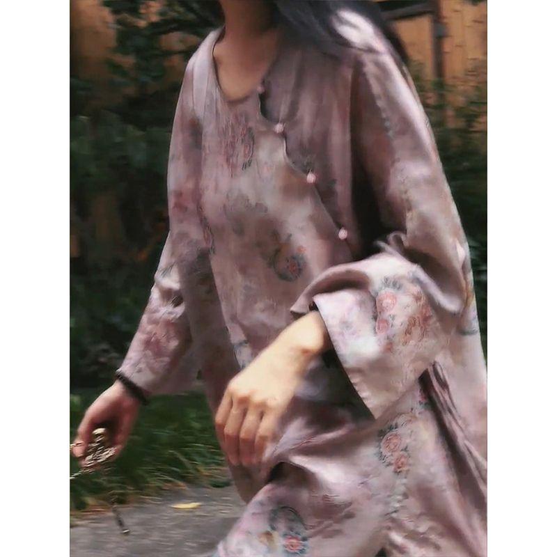 Women's Clothing, National Style Tops, Zen-Inspired, High-End, Exquisite Tang Suit Base Shirts, Small Blouses for Women, 2026 Spring New Collection