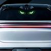 Vibration Sensor Car Light Solar Devil Eyes for Windshield, Window Warning Sign with Three Smart Modes, Custom Exterior Decoration LED Digital Panel,