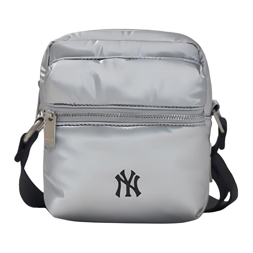 

MLB Casual Fashion Polyurethane Crossbody Shoulder Bag Women Bags Silver 3ACRM024N-50SIS Silver