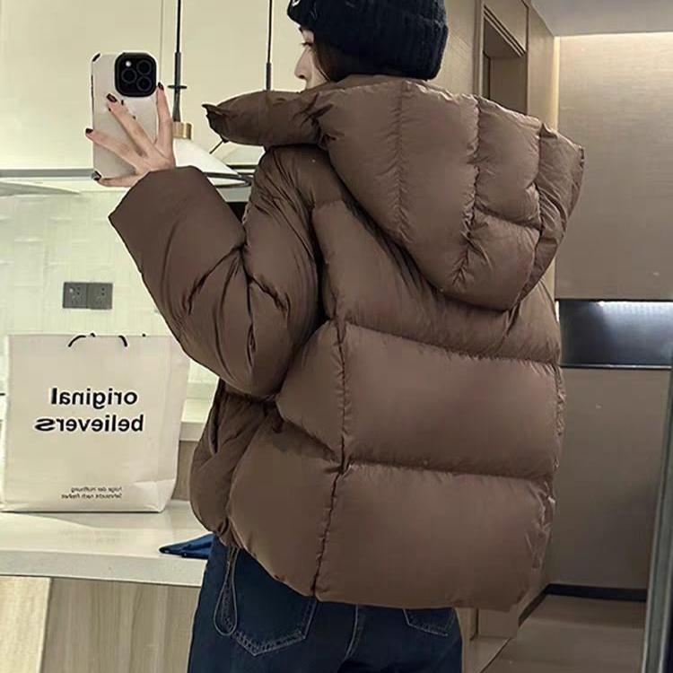 Stylish and Warm Women's Short-Length Loose Coat for Winter