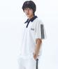 RAIMENT Essentials Track Waffle Collar Short Sleeve T-Shirt_White