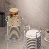 Thickened Acrylic Cup Storage Rack Sturdy Durable Paper Cup Dispenser Cup Extractor  Office Use