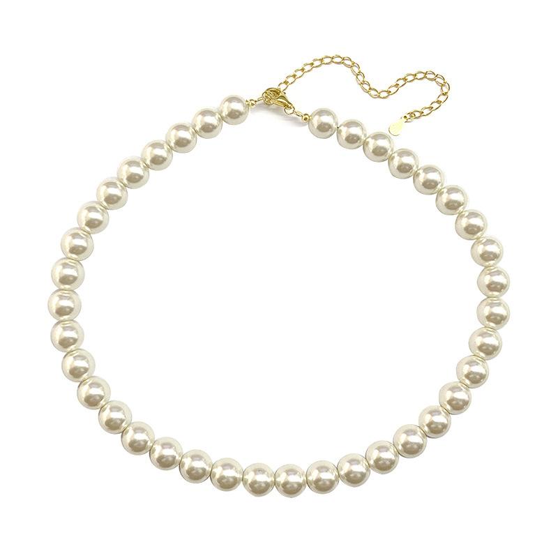 French Pearl Necklace for Women with A Light Luxury and High-end Feel, Simple and Versatile Temperament, Collarbone Chain